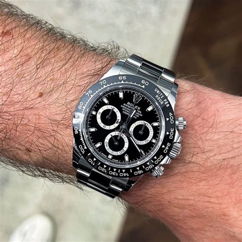 women's rolex daytona black face|Rolex Cosmograph Daytona Oyster, 40 mm, Oystersteel.